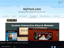 Tablet Screenshot of myflock.com